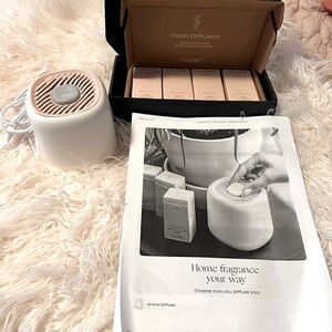 Canopy Diffuser With Four New Unwind Essential Oils Including Five Pucks